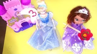 Видео для детей: ЗОЛУШКА и София Прекрасная! Фигурки из мастики.