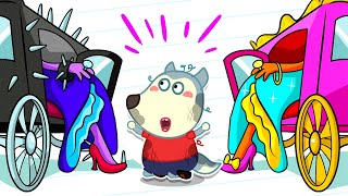 子供のための小さなオオカミ家族についての面白い物語 | アニメ | 動画 | ベビーバス| @Wolfoo Japan