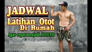 Jadwal harian untuk latihan otot di rumah / di tempat fitness / Otan GJ