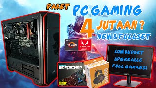 Rakit PC Gaming 4 JT AN Dapet Ryzen 3 & BISA FULLSET