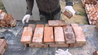 кладка кирпичной стены в полтора кирпича.правильная раскладка.Nivok111