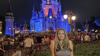 Disney World bachelorette party + dinner at Magic Kingdoms Crystal Palace