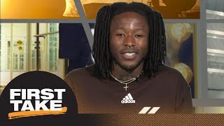 Saints' Alvin Kamara talks Saquon Barkley, Pelicans playoff run, workout video | First Take | ESPN