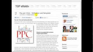 Pay per Click - Definition und Beispiele