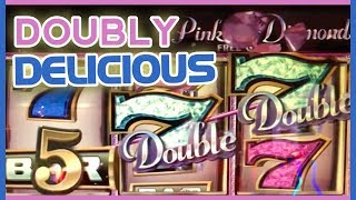 ??DOUBLY Delicious ? PINK DIAMONDS ✦ $5 MAX BET at Aria✦ Slot Machine Pokies w Brian Christopher