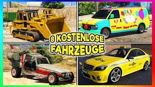 8 KRASSE KOSTENLOSE FAHRZEUGE IN GTA ONLINE!