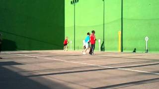 Frontenis preolimpico 1ª Rivas Alberto y Edu vs Pozuelo Raul y  L  Olmos