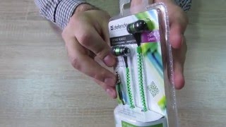 63800, Навушники з мікрофоном Defender ZigZag Green