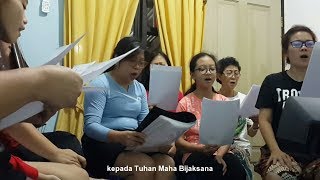 Kita berhikmat bangsa bermartabat (latihan koor) gereja ST Ambrosius