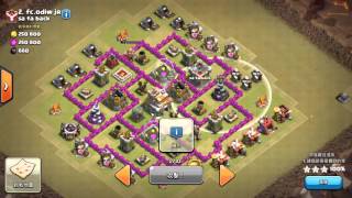 Clash of clans war『建盛』 一樣是胖法流七本打部落戰