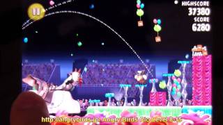 アングリーバード リオ（Angry Birds Rio）Carnival Upheaval Level 8-15 攻略 3Stars