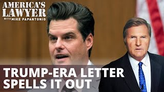 Trump-Era letter spells it out: Matt Gaetz paid underage girl for sex