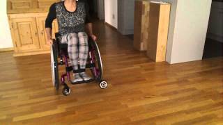 Paraplegic pretender wheelie