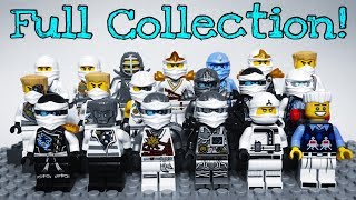 Lego Ninjago Ultimate ZANE Minifigure Collection!  2011-2017!