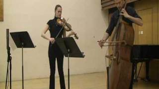 J.M.Sperger Duo for Viola and Double bass 2nd mov.