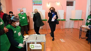 Парламентские выборы в Грузии на фоне эпидемии коронавируса - видео