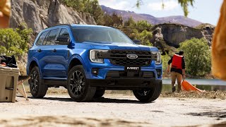 Ford Everest 2023 đẹp thế này thì Fortuner và Santa Fe lo dần là vừa!