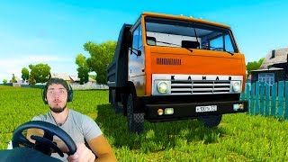 ОТВЕЗ БАБУШКЕ В ДЕРЕВНЮ ЦЕЛЫЙ КАМАЗ УДОБРЕНИЙ - CITY CAR DRIVING + РУЛЬ
