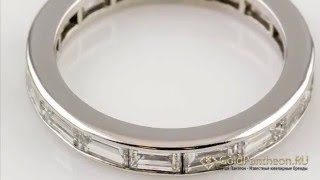 Обручальное кольцо из платины с бриллиантами Harry Winston 62484
