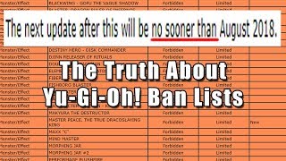 The Truth About Yu-Gi-Oh! Ban Lists