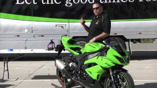 Prepping a Kawasaki Sport bike for the track