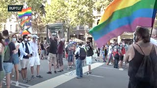 LIVE: Catalans march against LGBT-phobia in Barcelona