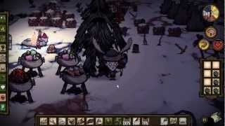 Let's Play Don't Starve 412 Killing Deerclops with Ice Staff & 2 Treeguards