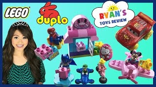 Lego Duplo Minnie's Cafe Birthday Party with Disney Cars Toys