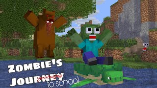 Monster School : ZOMBIE'S JOURNEY TO SCHOOL - Minecraft Animation