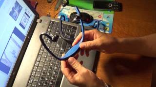 Как поменять батарею в наушниках Sport MP3
