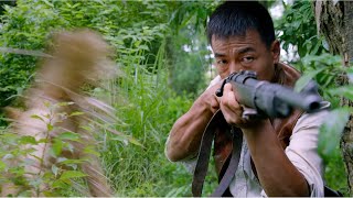 國軍隊長在樹林裡遭日本王牌狙擊手伏擊，巧妙利用用稻草人還擊！
