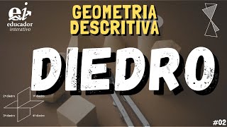 O que é Diedro - Geometria Descritiva e Desenho Técnico 02 #218