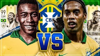 FIFA 19: 99 PELÉ vs 95 RONALDINHO Squad Builder Battle ????