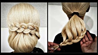 15 Быстрых причесок с Плетением. Быстрые Прически. 15 Quick Hairstyles. Fast Hairstyles.