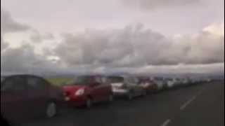 Bílar við Landeyjahöfn