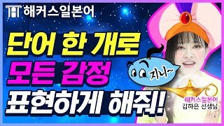 [초급 실전 일본어 #4] 모든 감정을 표현해줄 수 있는 '지니'같은 단어 ?‍♂️