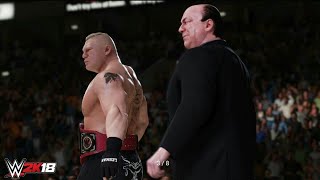 WWE 2K18 - Brock Lesnar Entrance