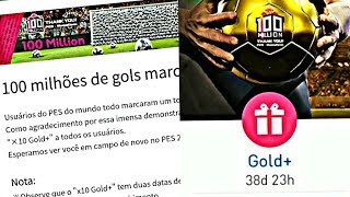CHEGAMOS AOS 100 MILHÕES DE GOLSSS + BALL OPENING GOLD+ 11X!!!! - PES 2018 MOBILE