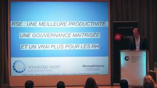 Conférence SCMA: Les Réseaux sociaux d'entreprise