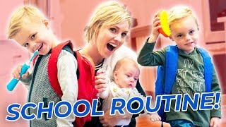 Morning School Routine! Getting Ready With 3 KIDS!