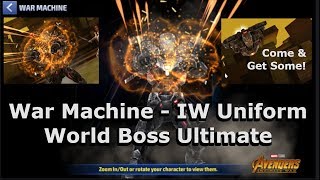 Marvel Future Fight - War Machine Infinity War - World Boss Ultimate Proxima
