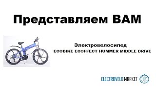 Электровелосипед ECOBIKE ECOFFECT HUMMER MIDDLE DRIVE