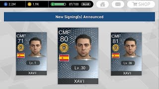 PES 2019 MOBILE ALL NEW PLAYERS MAX LEVEL AND RATING__GOLD+
