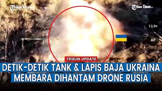 Makin Rugi! Kendaraan Lapis Baja Ukraina Habis Dihantam Drone FPV Rusia