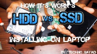 HDD Vs SSD || How its works || SSD installation on Dell laptops