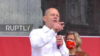 Germany: Scholz demands "respect for all professions" at campaign rally in Saarland