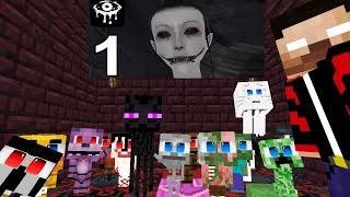 Monster School: Eyes The Horror Game Challenge - Minecraft Animation 2019