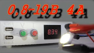 ЛАБОРАТОРНЫЙ БЛОК ПИТАНИЯ ИЗ КИТАЙСКИХ МОДУЛЕЙ
