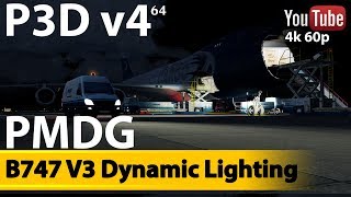 P3D V4 64bits | B747 V3 Dynamic Lighting (3840 x 2160 60p)