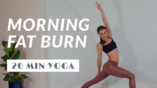 20 min Morning Yoga » POWER YOGA Workout - Dynamic Fat Burn Flow | Gayatri Yoga